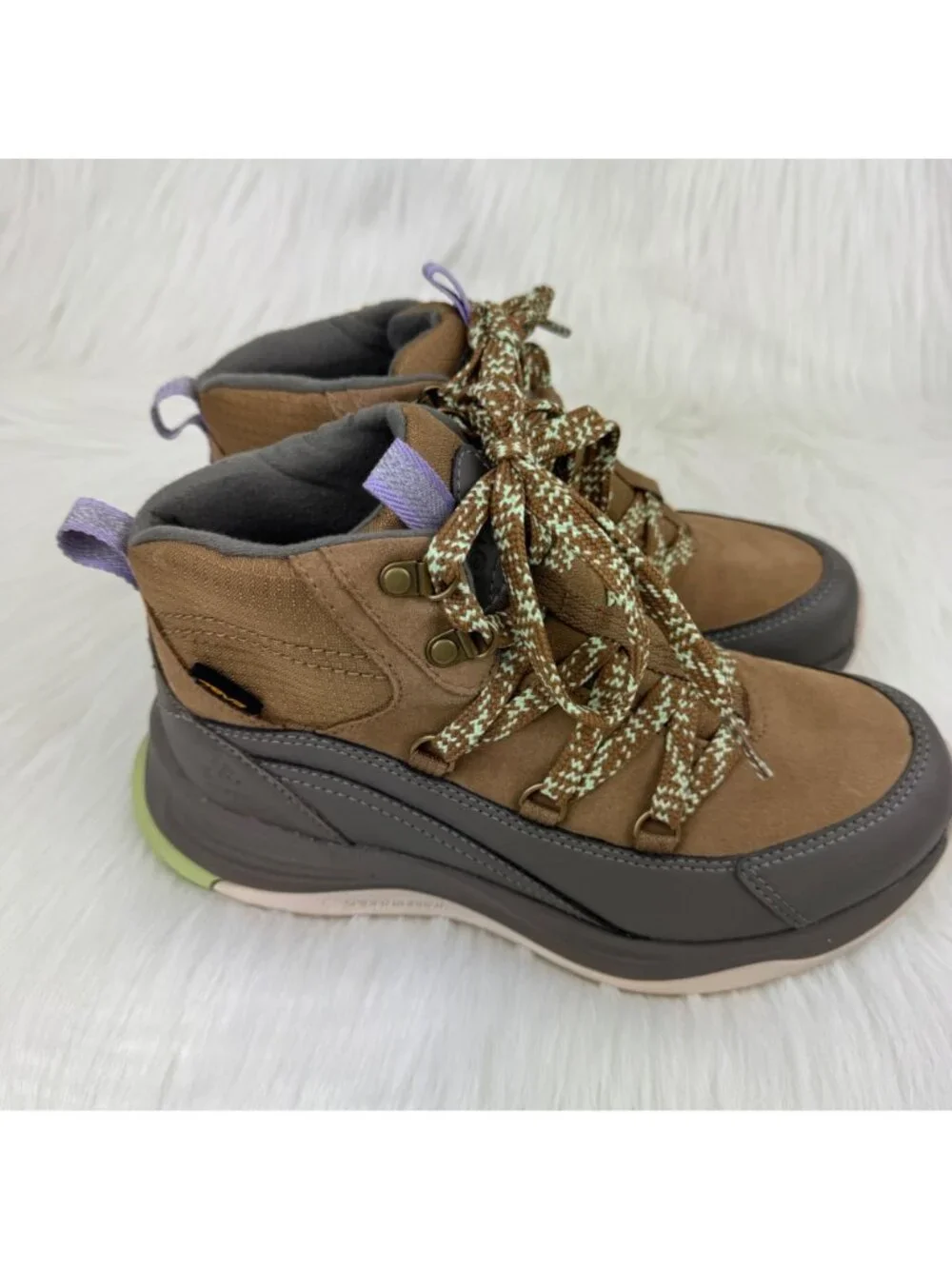 Teva Auroris Waterproof Hiking Boots Honey Brown Insulated Winter US 6 UK 4